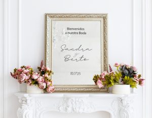 Decorar espejo con vinilo